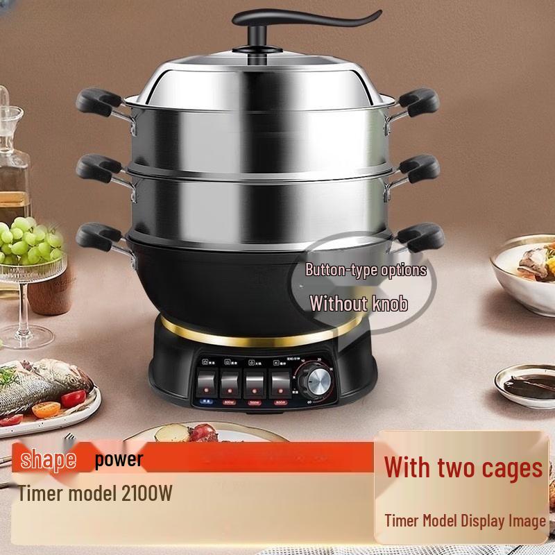 Miling Multi-functional Electric Cast Iron Wok