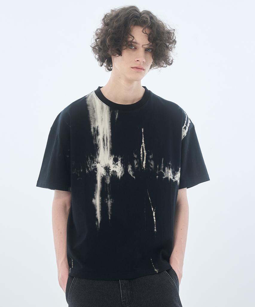 ZENSAI Print T-Shirt Gray