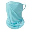 Thin Breathable Quick-dry Outdoor Face Mask Sun Protection Summer Ice Silk Scarf Letter Pullover Neck Warmer
