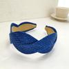 Women Headband Wide Brim Hair Band Fashion Fashion Solid Headdress Hairpin Color Straw