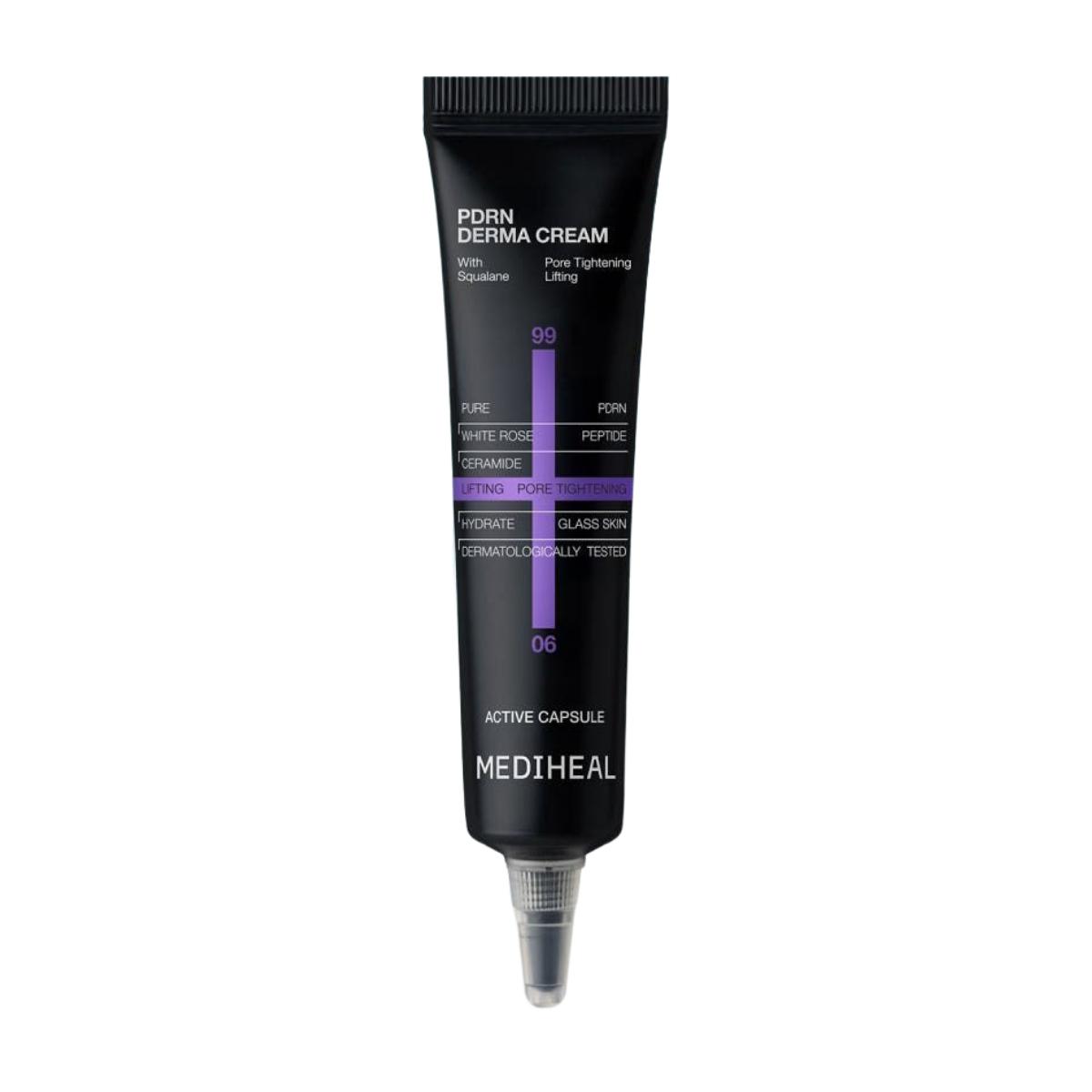 Mediheal PDRN Pore Elasticity Derma Cream Miniature Skin-Firming Radiance Moisturizer 15ml (1ea)