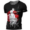 Trend Japanese Samurai Graphics T-shirts Summer Fashion Short Sleeve Mens Kids 3D Printed T Shirts Casual Loose Harajuku Tees