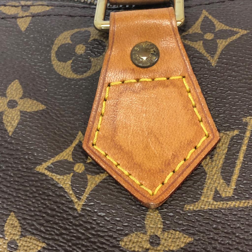 Used Louis Vuitton Monogram Speedy 30 M41526 Boston Bag Canvas Brown Authentic 1166