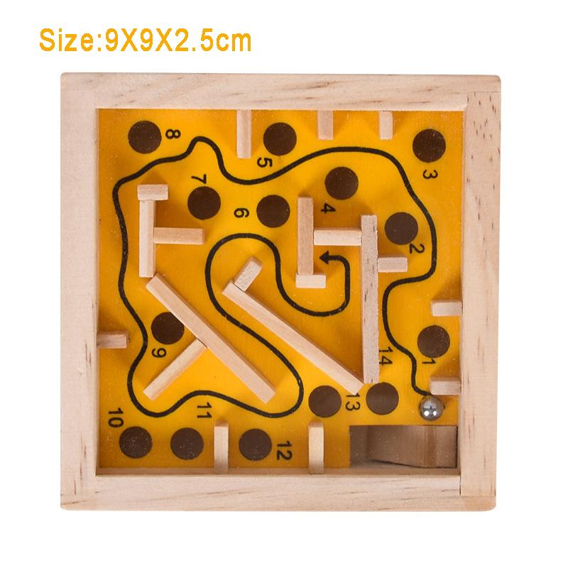 Kids Balance Rolling Ball Maze Board Montessori Sensory Toys Labyrinth Logical Thinking Challenge Game Educational Creative Toys