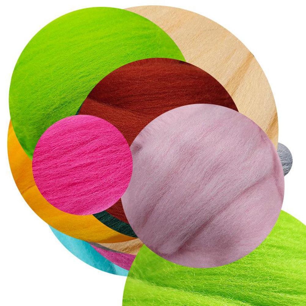 DIY Felting Wool Needle Felting Wool New DIY Carded Wool Wet Felting