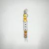 2025 Silicone Cartoon Animal Beaded Bracelet Keychain Pendant