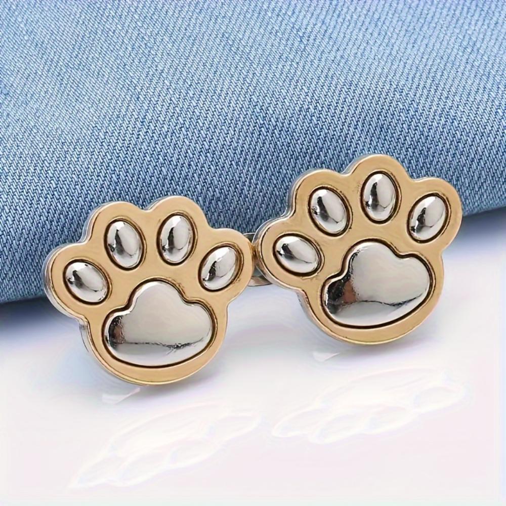 Cute Cat Claw Waist Buckle Pair, Removable Nail-free Seam-free Waist Button, Waist Circumference Large Change Small Waist Button -  Waist Fit Artifact