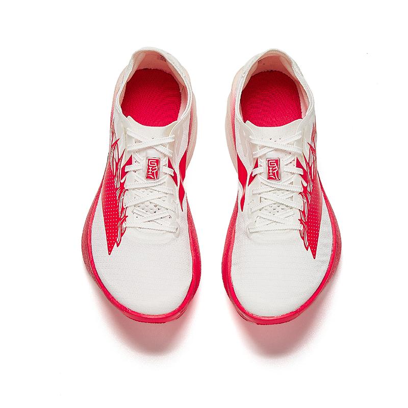 Anta C202 G9 2 Textil, Caucho Caña Baja Zapatillas Deportivas para Correr Mujer Blanco Papiro/Rojo Clásico/Rosa Extraordinario 122615573-1