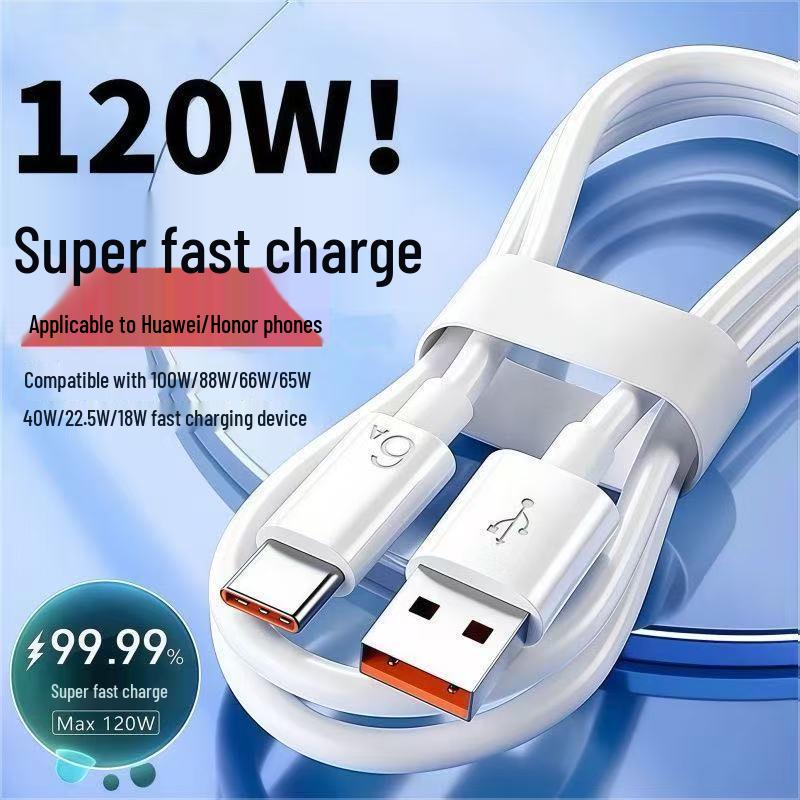 6A Super Fast Charging Cable for Honor & Huawei, 66W Type-C
