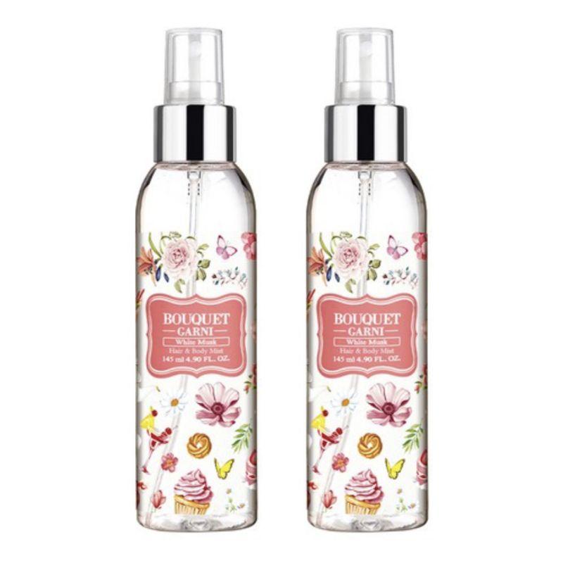 BOUQUET GARNI Fragranced Hair & Body Mist 145ml | Hair & Body Perfume Mist (6 Types Available)