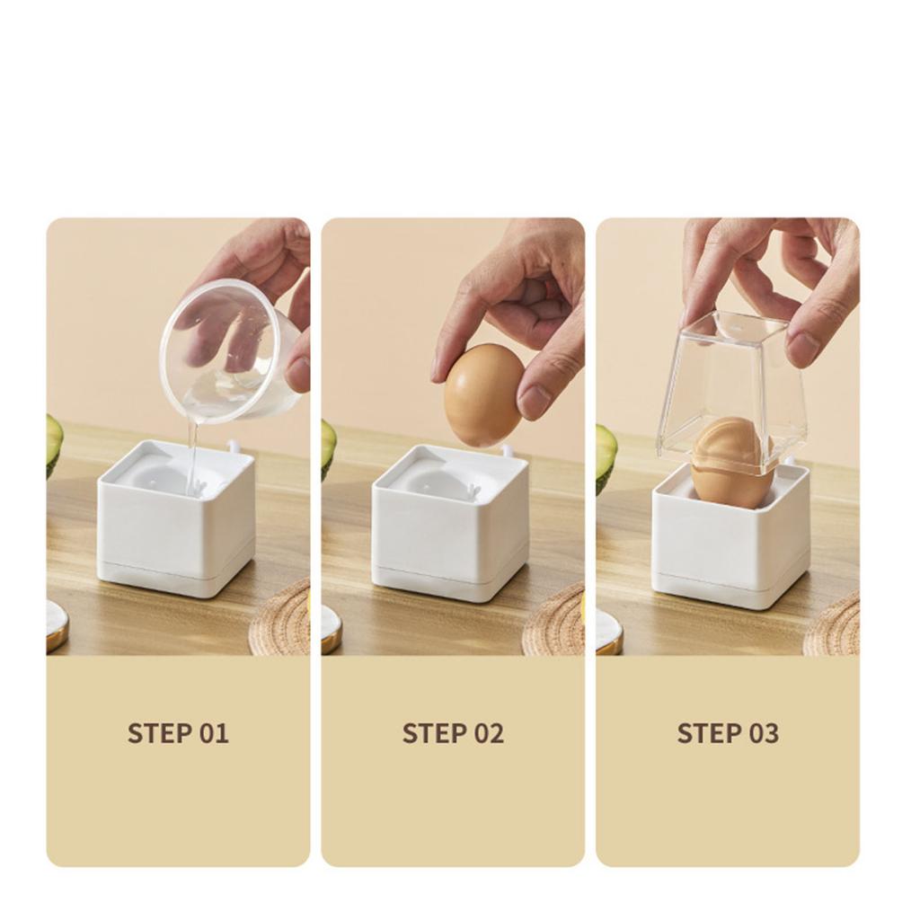 Garnek do gotowania jajek Wielofunkcyjne naczynie kuchenne Jajka gotowane na parze Wygodne Przenośne Jajka gotowane Parowar do jajek do garnka Biuro Domowe gotowanie Kuchnia