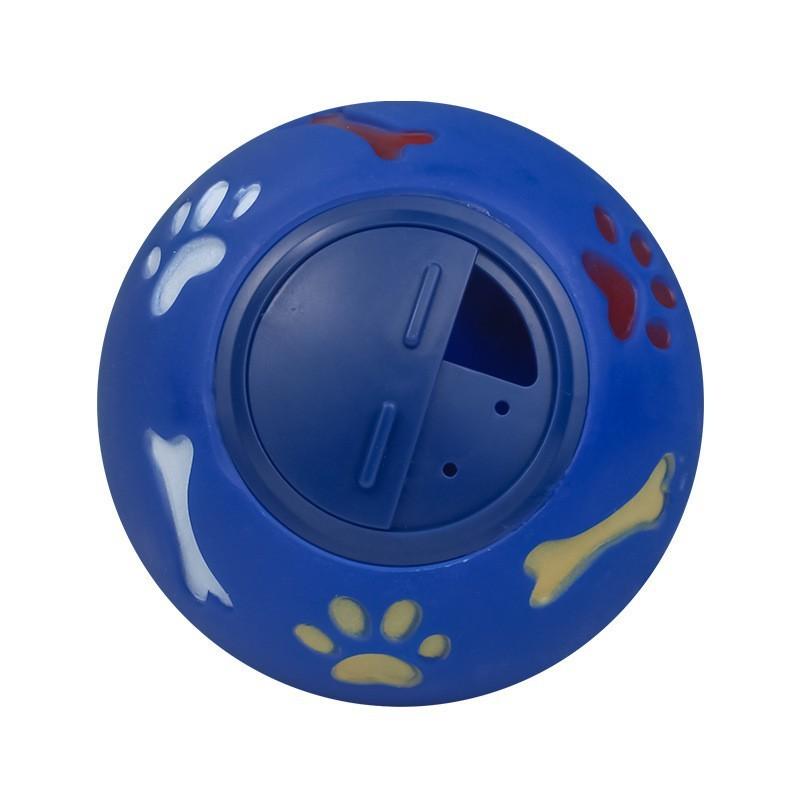 Interactive Ballgnawing Dog Rubber Rotate Leaky Food Balls Pet Durable Toys
