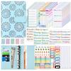 A6 Binder Budget Planner Notebook Covers Folder A6 Size 6 Hole Binder Pockets With Chedule Weekly Plan Monthly Plan Loose-Leaf Quality