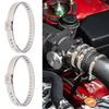 Self-Locking Stainless Steel Driveshaft Axle Joint Clamps CV Boot Clamps Ties for Most Automotive Adjustable Universal Clamps