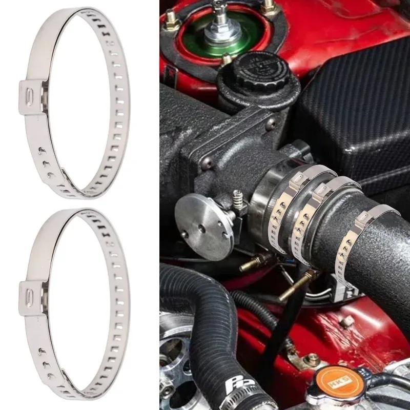 Self-Locking Stainless Steel Driveshaft Axle Joint Clamps CV Boot Clamps Ties for Most Automotive Adjustable Universal Clamps