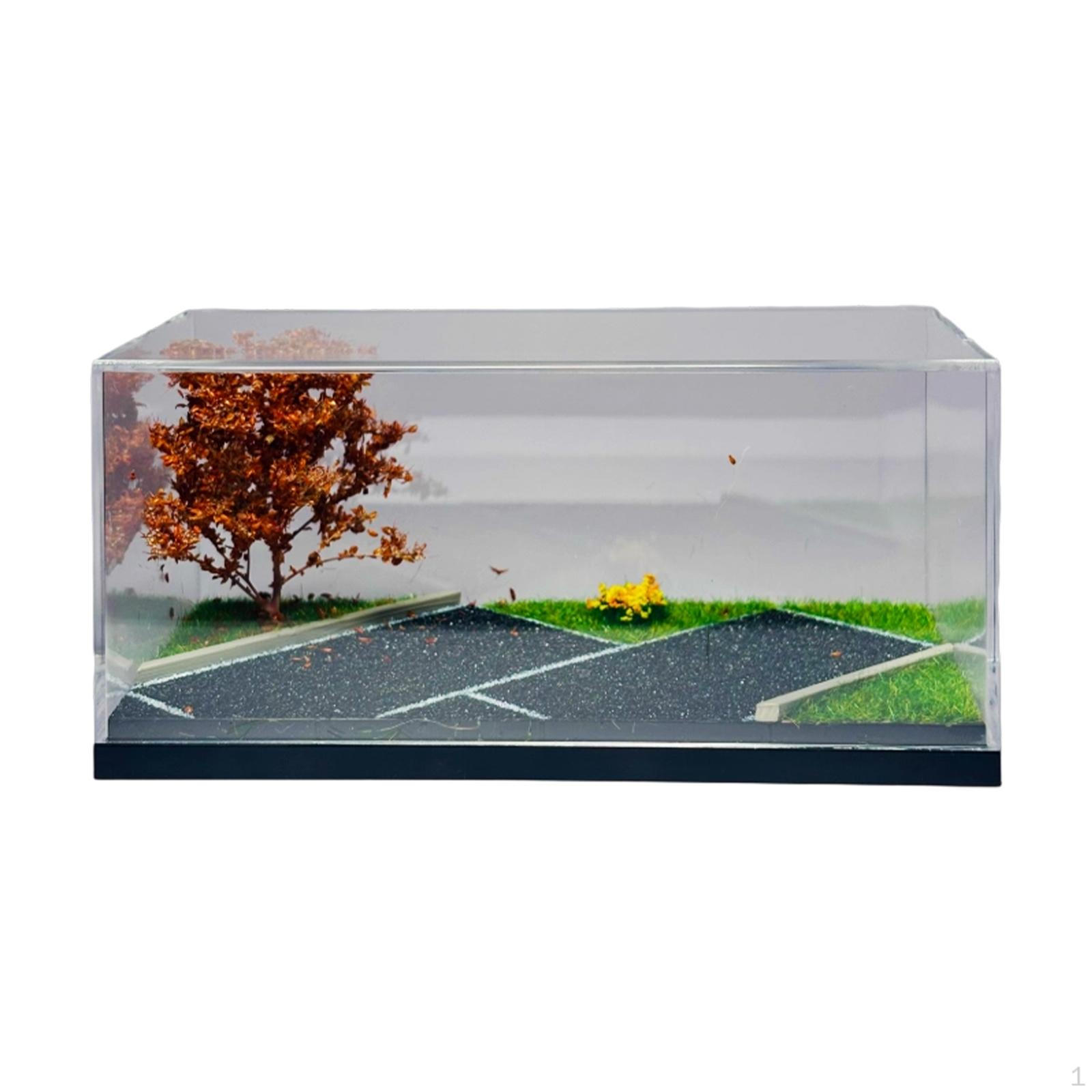 

Diecast Display Case for 1/64 Scale Model Cars Storing Collectibles, Protection