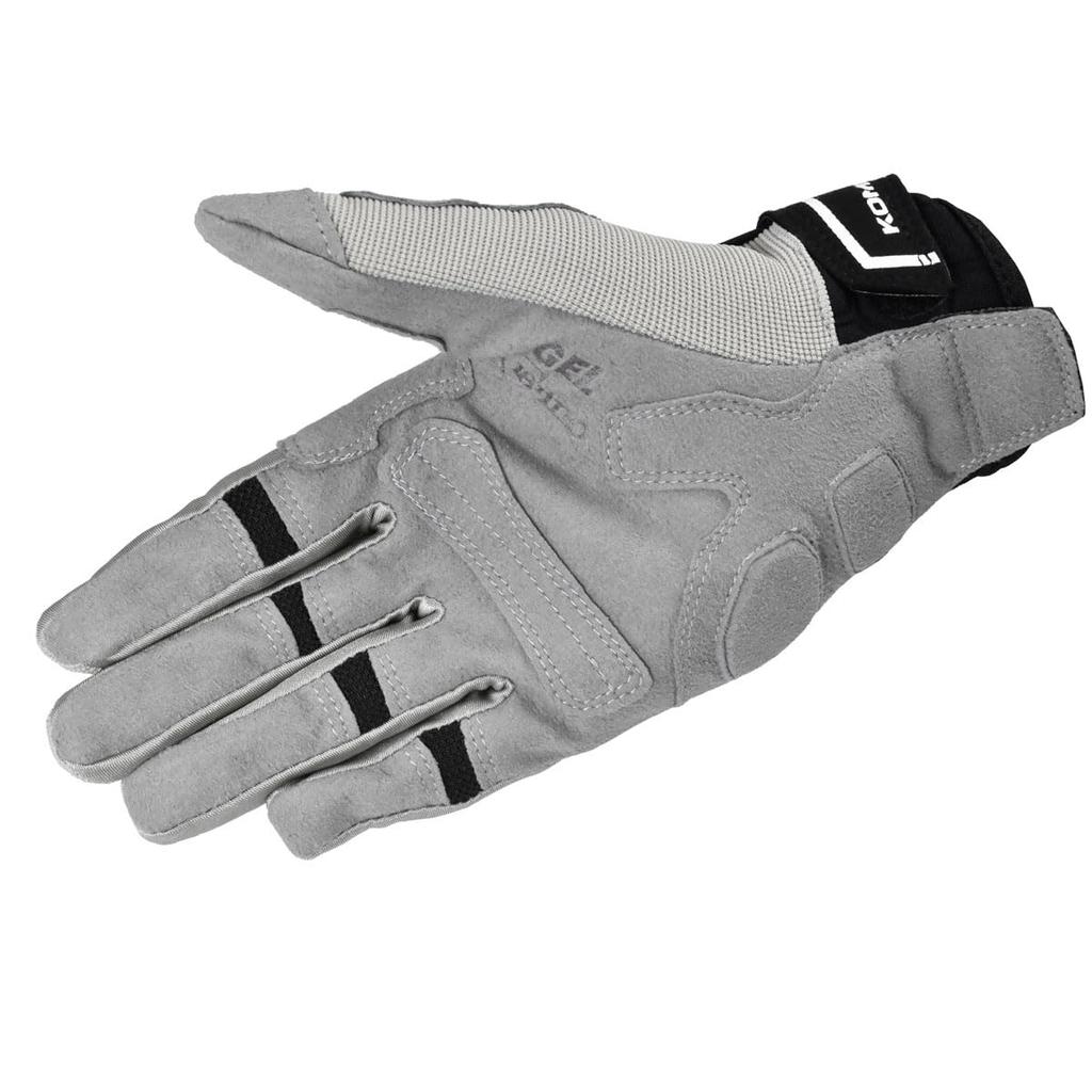 KOMINE Motorcycle Instructor Gloves Pro Advanced Size for and Autumn Gray/Blue, L, GK-135 726, Spring, Summer,