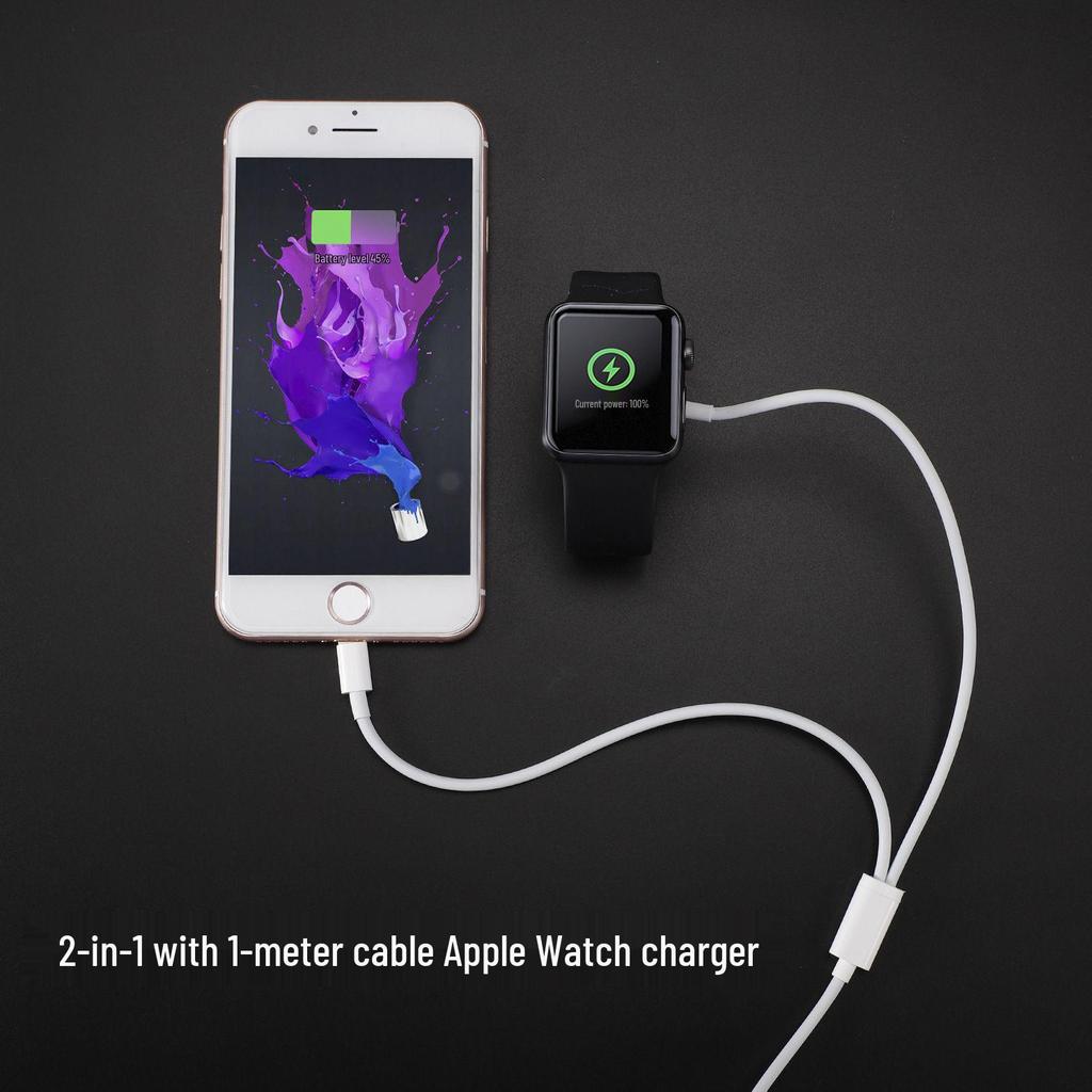 Portable USB Magnetic Metal Wireless Charger for Apple Watch & iWatch