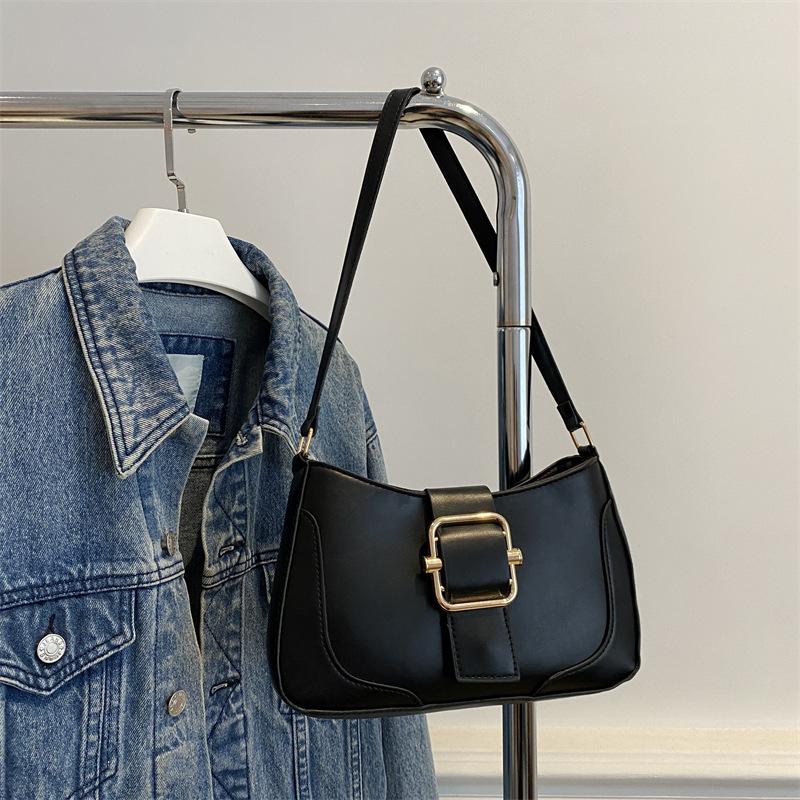 Retro Underarm Bag Women's 2025 New Autumn and Winter Versatile Shoulder Messenger Bag Niche Design Texture Popular Women's Bag