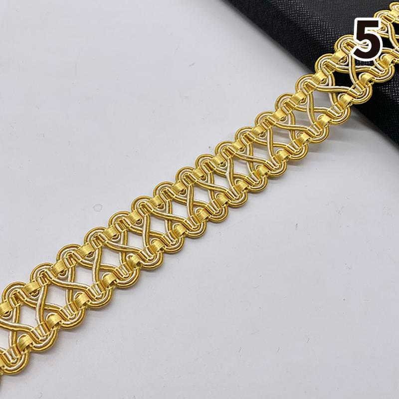 11,5–12 Meter Quastenbesatz, Spitzenband, 3 cm Breite, Spitzenbesatz, Fransen zum Nähen von Vorhängen, Heimpolstern, DIY-Zubehör