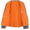 Hermes Domestic Genuine Nylon H Motif W-zip Collarless Quilted Jacket Jacket 48 Gray X orangeUsed