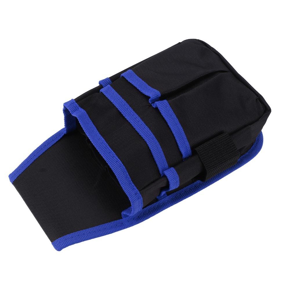 

Heavy Duty Tool Waist Bag Oxford Cloth Utility Tool Belt Durable Tool Pouch Garden Storage синий