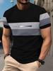 Summer Simple Print Men's Clothing Fashion Loose Men's T-Shirt Summer Outdoor Breathable Men Top New Round Neck Men Short Sleeve