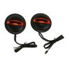 2 Pcs Car Tweeter Hifi Black Compact Structure 150W Dome Tweeter with Base for All Car Audio Systems