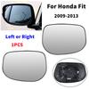 For Honda Fit 2009-2013 Jazz 2011-2013 Car Left Right Side Mirror Glass Rearview Mirror Lens W/ Backing Plate Door Accessories
