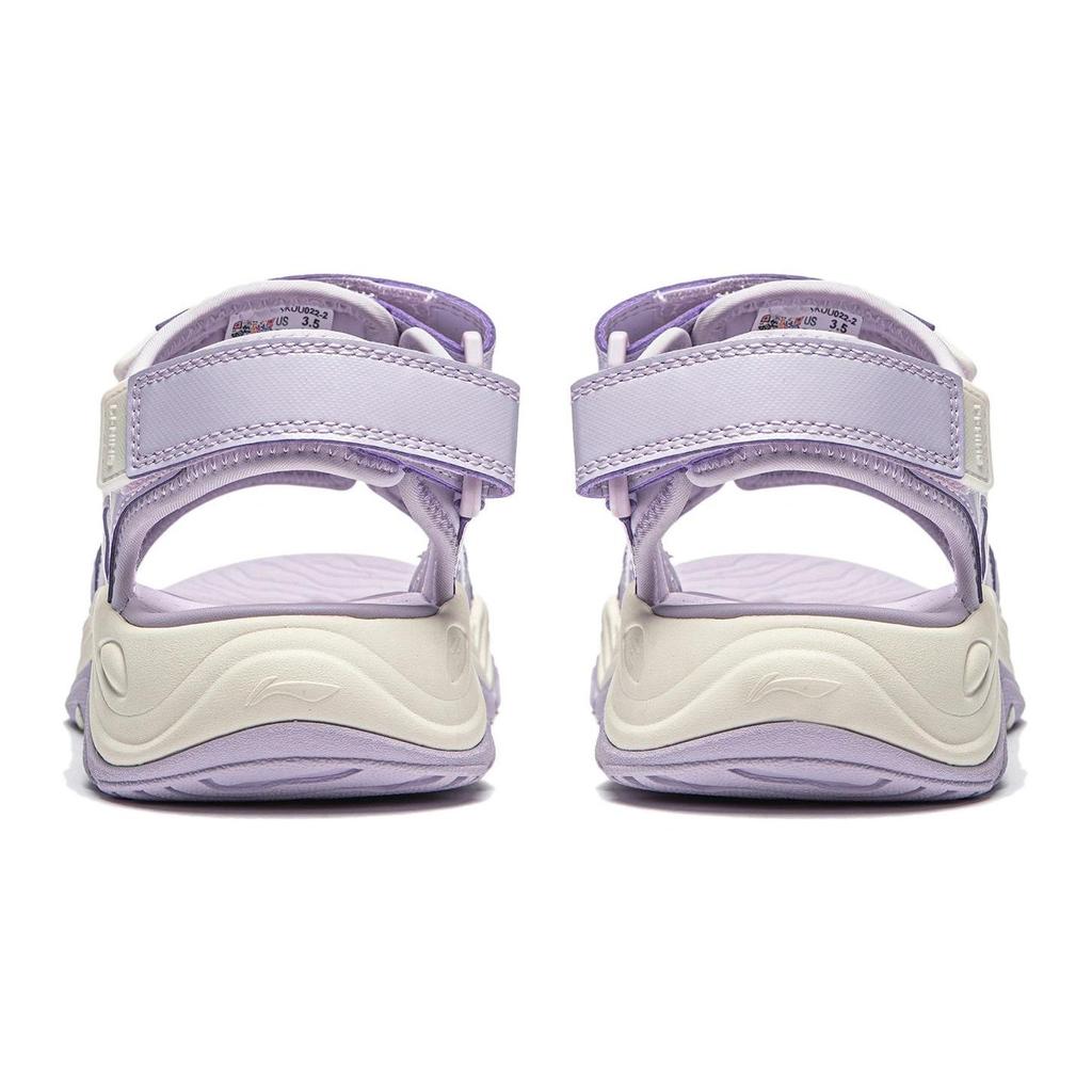 Li Ning Koko Comfortable Durable Breathable Kids Sandals Kids Sandals Purple YKUU022-2