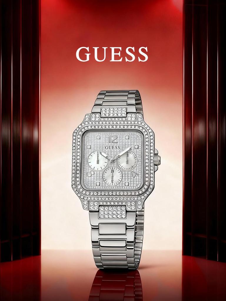 Herrkvartsur - Handgraverat zirkoniastrålande fyrkantigt ur. En avslappnad stil för olika tillfällen. Förbättrar stil och smak GW0472L1