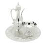 Set di 3 tazze da offerta europee Calice da altare Combinazione di brocca da vino Fornitura buddista Vintage per Havdalah Pasqua Regalo tradizionale