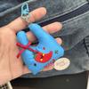 Cute Mini Vegetable Shopping Bag-Shaped Keychain With Cartoon Embroidery For Backpack Decoration And Daily Use