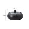Retro Ceramic Ashtray with Cover Anti-ash Flying Round Cigarette Butts Cylinder Home Decoration Accessories Ceramic Ashtray
