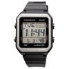 CASIO Digital Watch World Time Unisex Black W-221H-1AV
