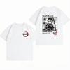 Summer Bandai Demon Slayer Casual Short‑Sleeve T‑Shirt With Kamado Tanjiro Print Graphic Women And Men T-Shirt