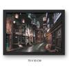 Obraz Do Malowania Po Numerach Z Ramą Pokątna Nocą Harry Potter 70X50Cm