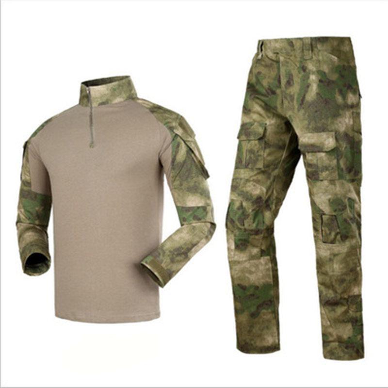 Militärarmee-Uniform, taktische Ausrüstung, Kampfhemd + Hose, Set, Jagd-Tarnanzüge