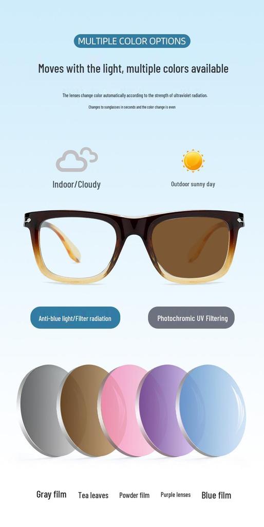2025 Polarized Photochromic Sunglasses for Men & Women - Ideal for Driving & Outdoor Sports