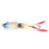 Fishing Squid Lure Octopus UV Luminous Squid Jigs with Hook Fishing Wobbler Bait Soft LurePink Blue