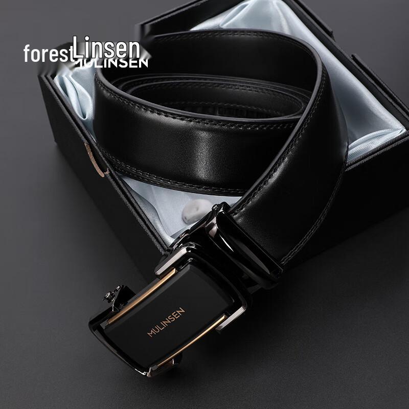 Мужской кожаный ремень MULINSEN 110cm