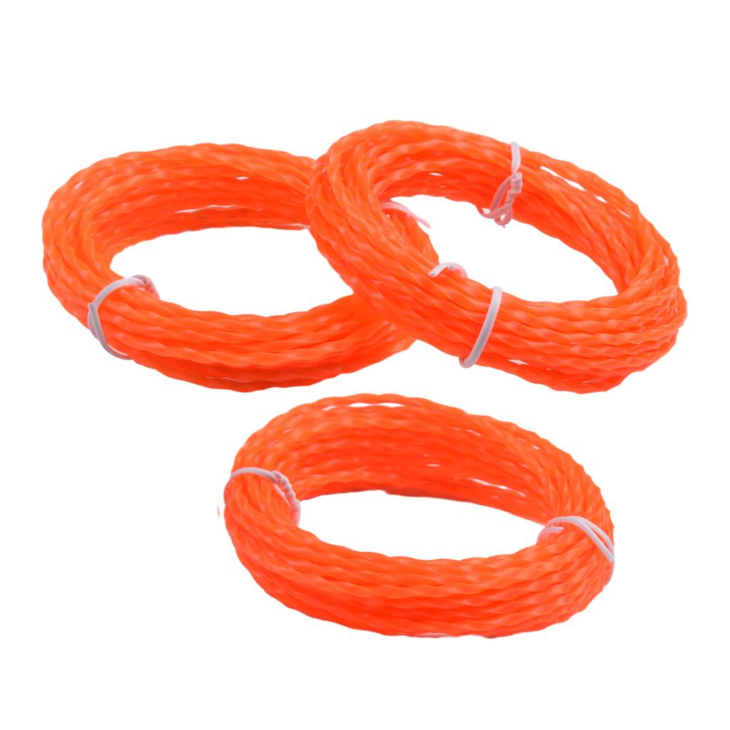 3pc Twisted Line For EGO Power AL2420P Pre-Cut Trimmer & Multi-Head String Trimming Line ST1500 Lawn Mowing Line Garden Tools