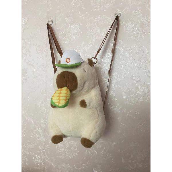 Zaino in peluche Capibara Kawaii Fashion Peluche Bambola Borsa in pelliccia Borsa per bambini Borsa a tracolla Mini zaino Borse Regali per la fidanzata