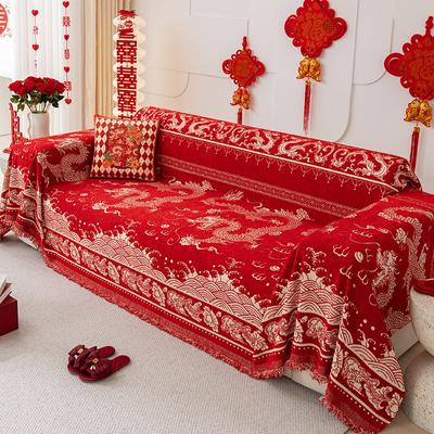 Chinese Chenille Non-Slip Sofa Cover Cloth Four Seasons Universal Full Cover Sofa Cover Cover Towel Blanket