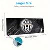 Tappetino Mouse Juventus FC, Tappetino da Scrivania XXL per Gaming, Mousepad Antiscivolo XXL per Laptop e Tablet, Tappetino da Gioco per Mini PC con Bordi Cuciti