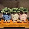 Lifelike Succulents Plush Soft Plush Toy Bookcase Decoration Creative Doll Vase Pillow Girl Children Gift
