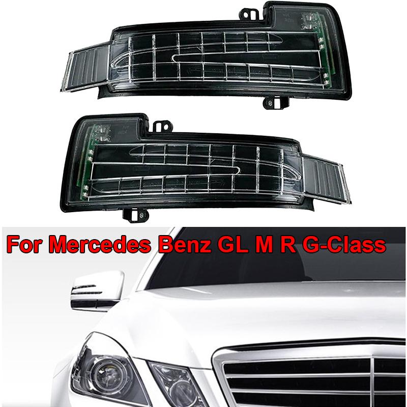 Car Accessories Rear View Mirror LED Turn Signal Light For Mercedes Benz GL M R G-Class W463 X164 X166 W166 W251 V251