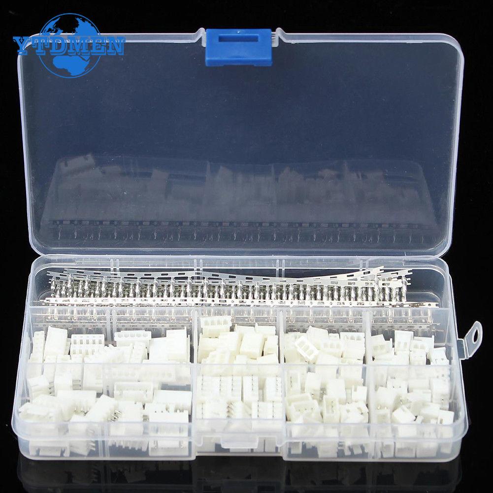 560PCS Dupont Connector 2.54mm Jumper Wire Cable Pin Header Pin Housing and Male / Female Pin Head Terminal Adapter Plug Set Kit