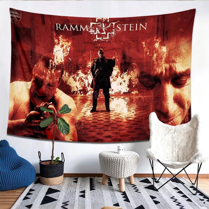 Flame Force Pattern Tapestry Wall Hanging Boho Aesthetic Wall Blanket For Bedroom Living Room Dorm Home Wall Decor 1013203