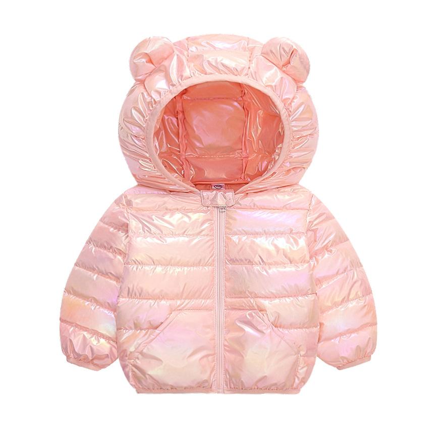 Children Hooded Lightweight Jackets Boys Girls Baby Colorful Warm Jacket Autumn Winter Outdoor Sports Casual Clothes